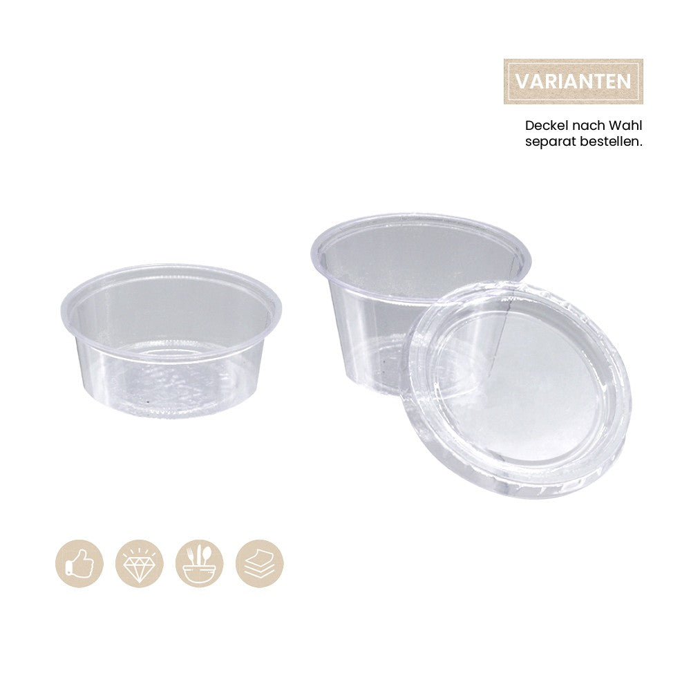 BIO Dressingbecher - Saucenbecher (PLA) - ab 2.000 Stk.