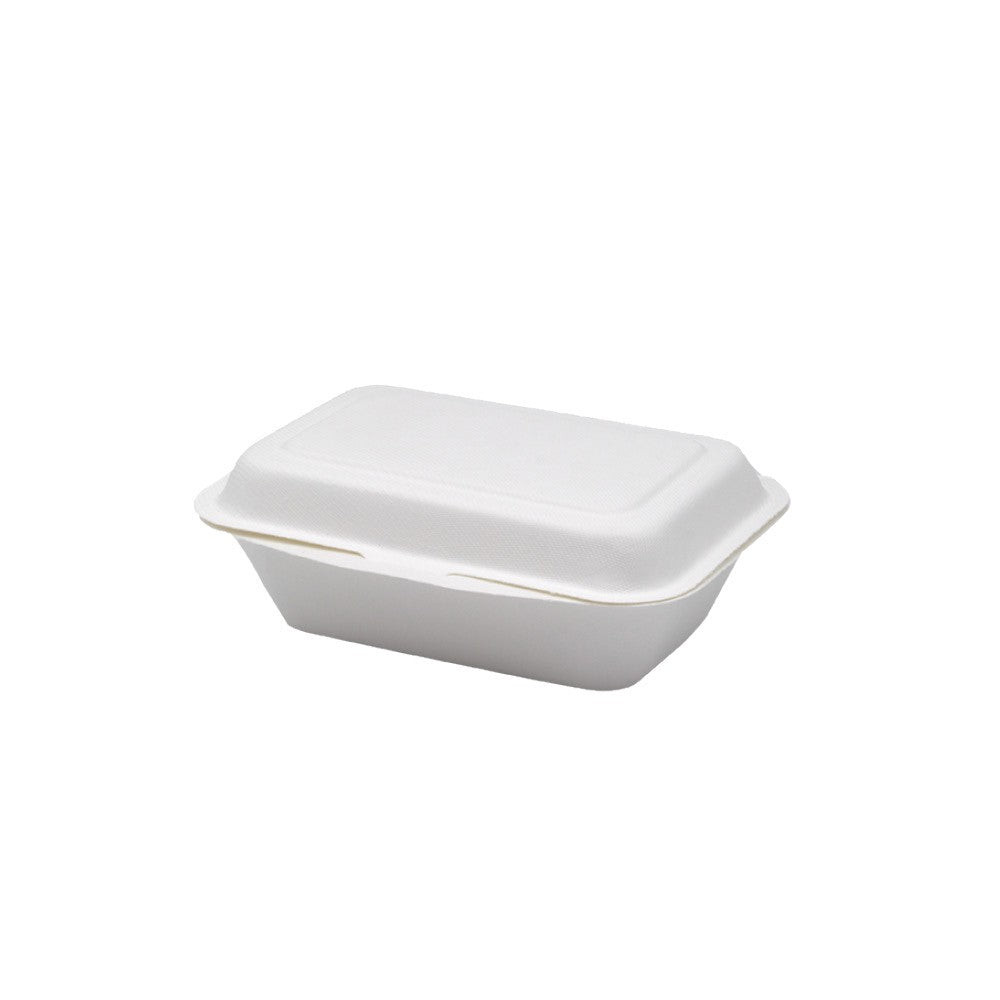 BIO Klappbox eckig - ungeteilt und 2 geteilt für Kaltes & Warmes (PULP) - ab 400 Stk.