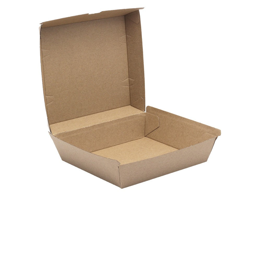BIO Klappbox - Burgerbox rechteckig (Papier) - 200 Stk.