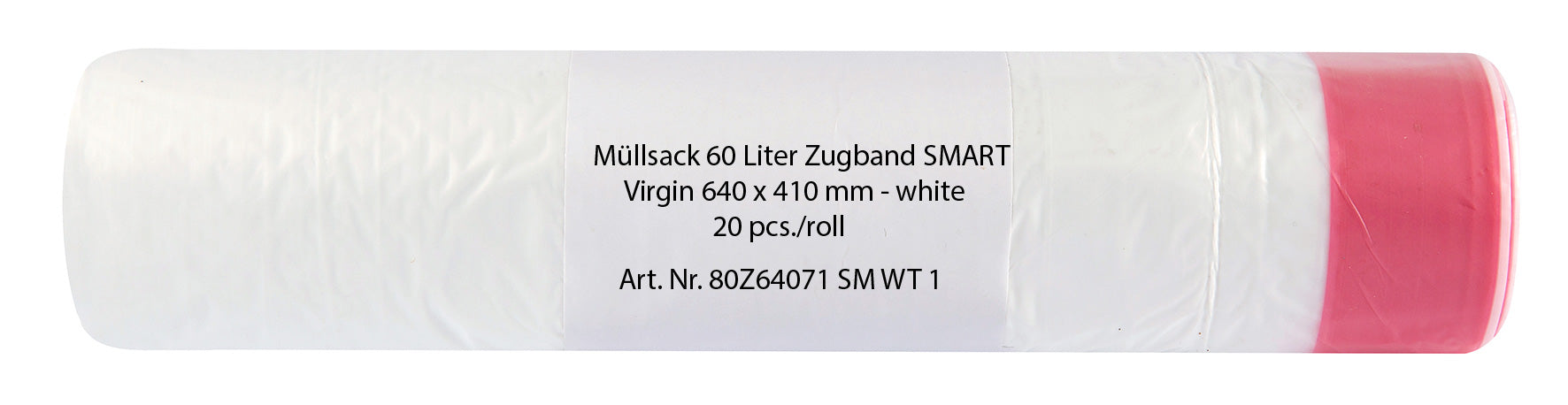 Müllsack 60 Liter Zugband SMART