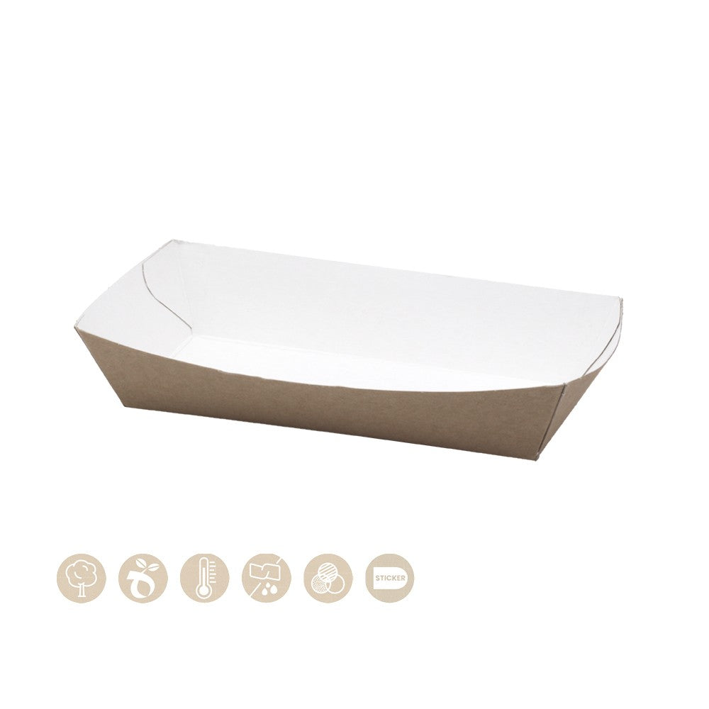 BIO Schale - Tray offen (Papier) - ab 250 Stk.