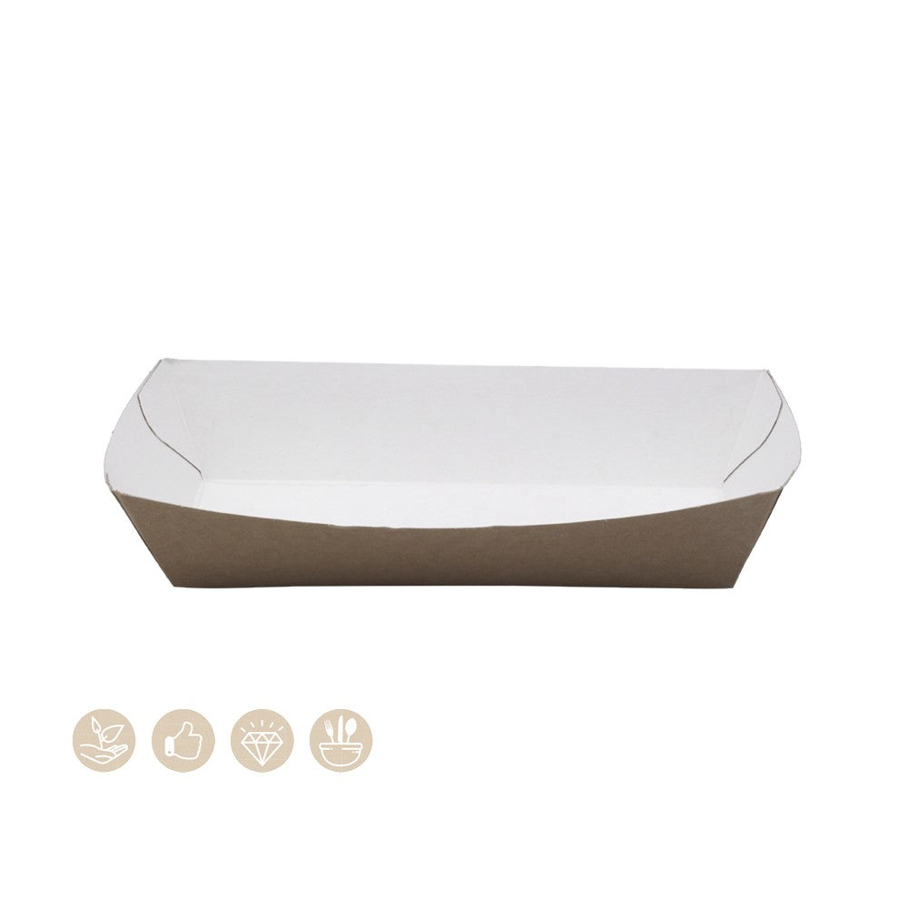 BIO Schale - Tray offen (Papier) - ab 250 Stk.