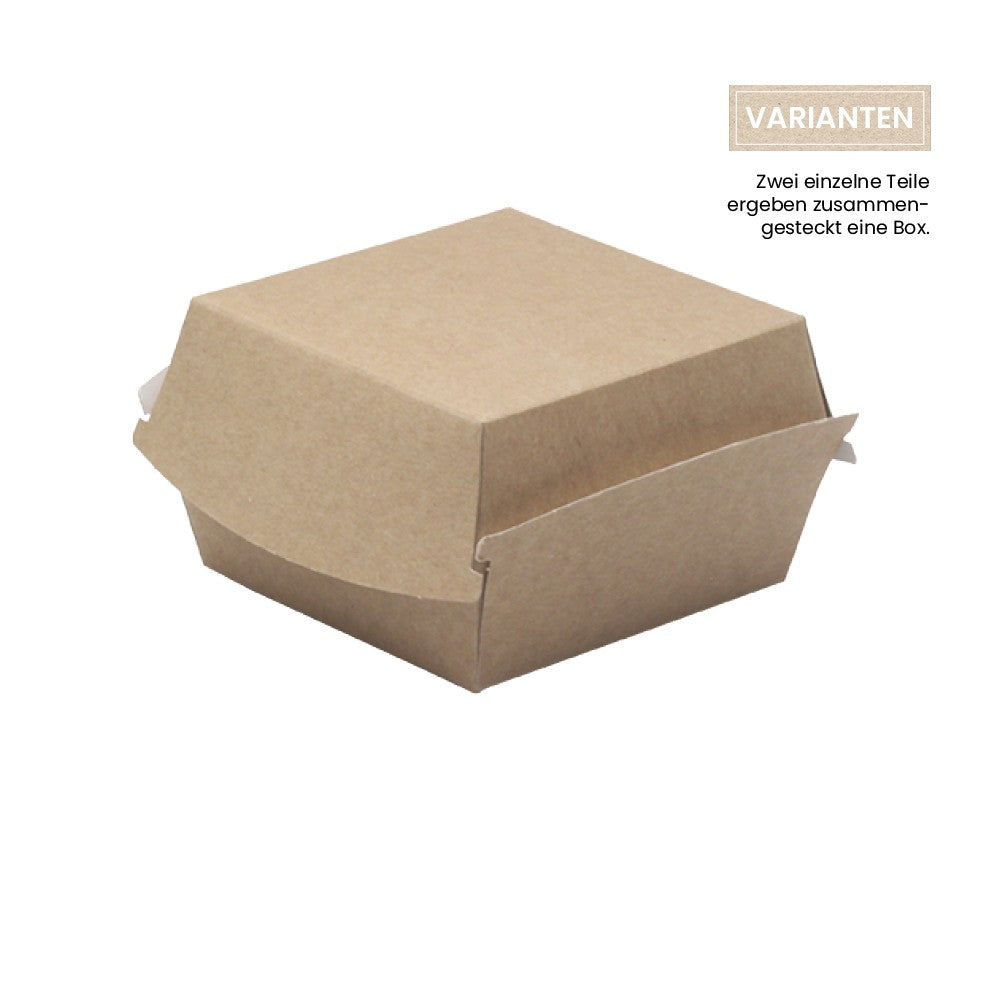 BIO Burgerbox - Foodtray offen (Papier) - ab 500 Stk.