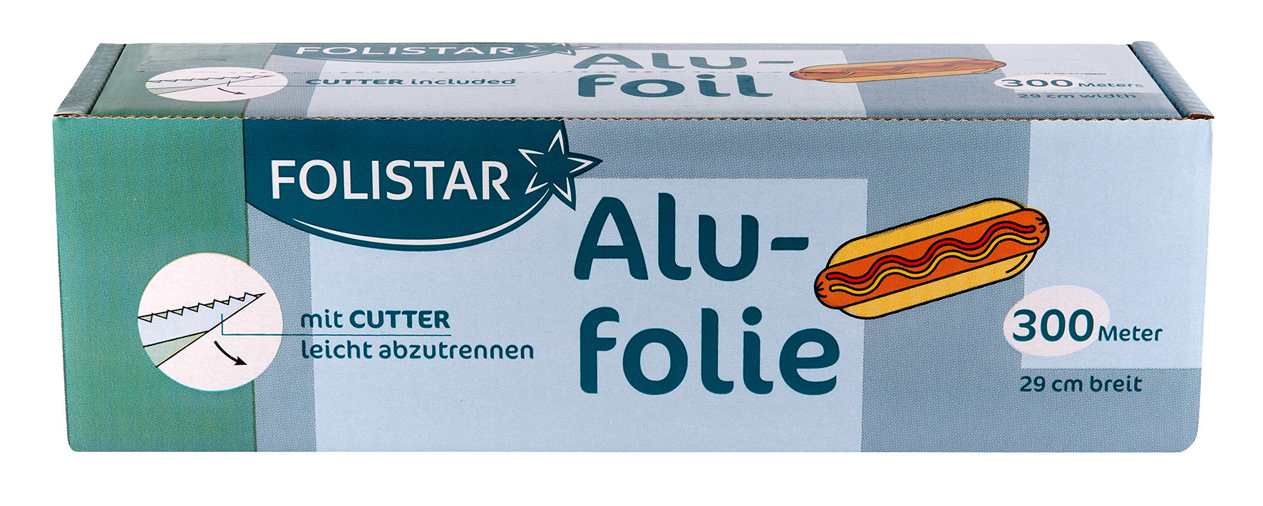 Alufolie 300m x 290 mm Cutterbox