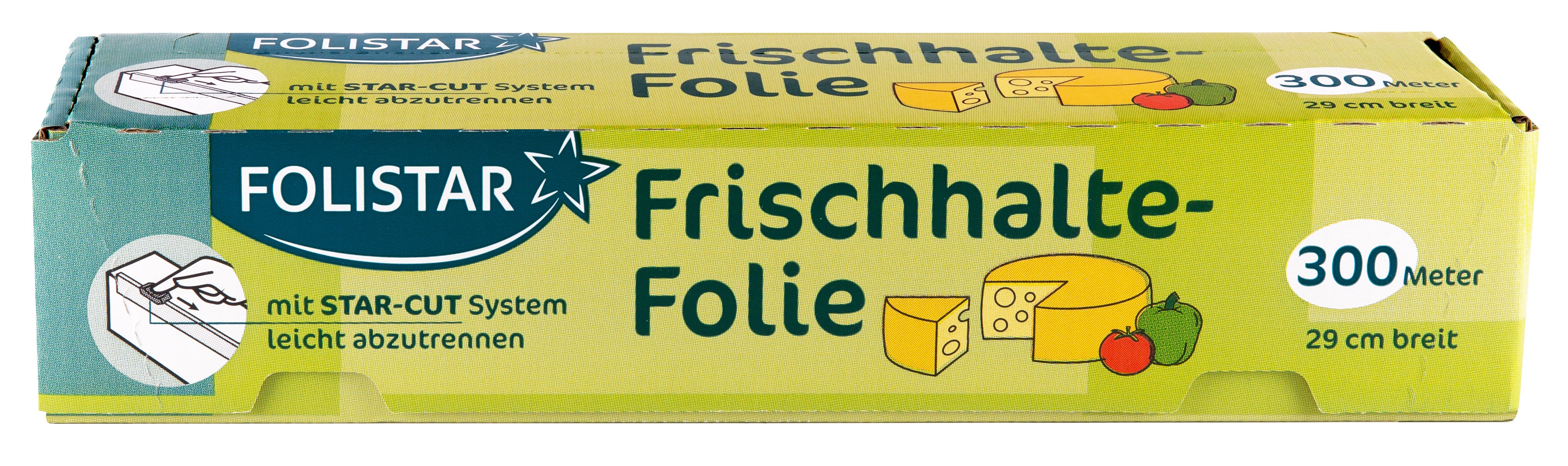 Frischhaltefolie PVC 300m x 290 mm Star-Cut System